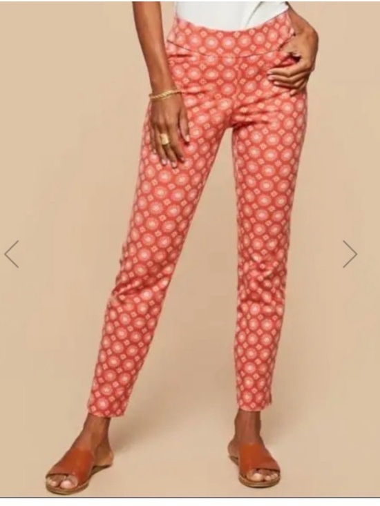 Spartina 449 Pants - SPARTINA 449 MAREN PULL-ON PANT PATTERN HOUSE BOHO CIRCLES size Small